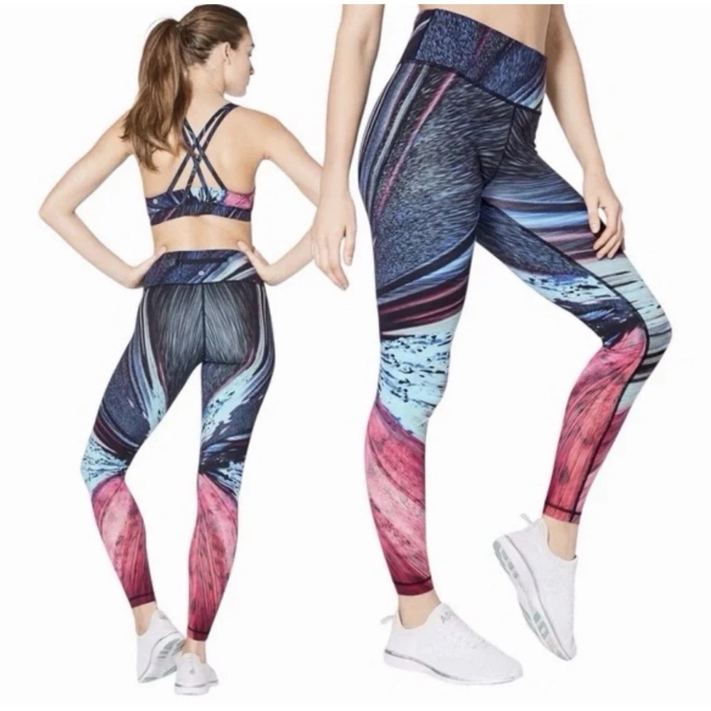 Lululemon Speed Wunder limited edition Electrobeam Speed tight multi leggings